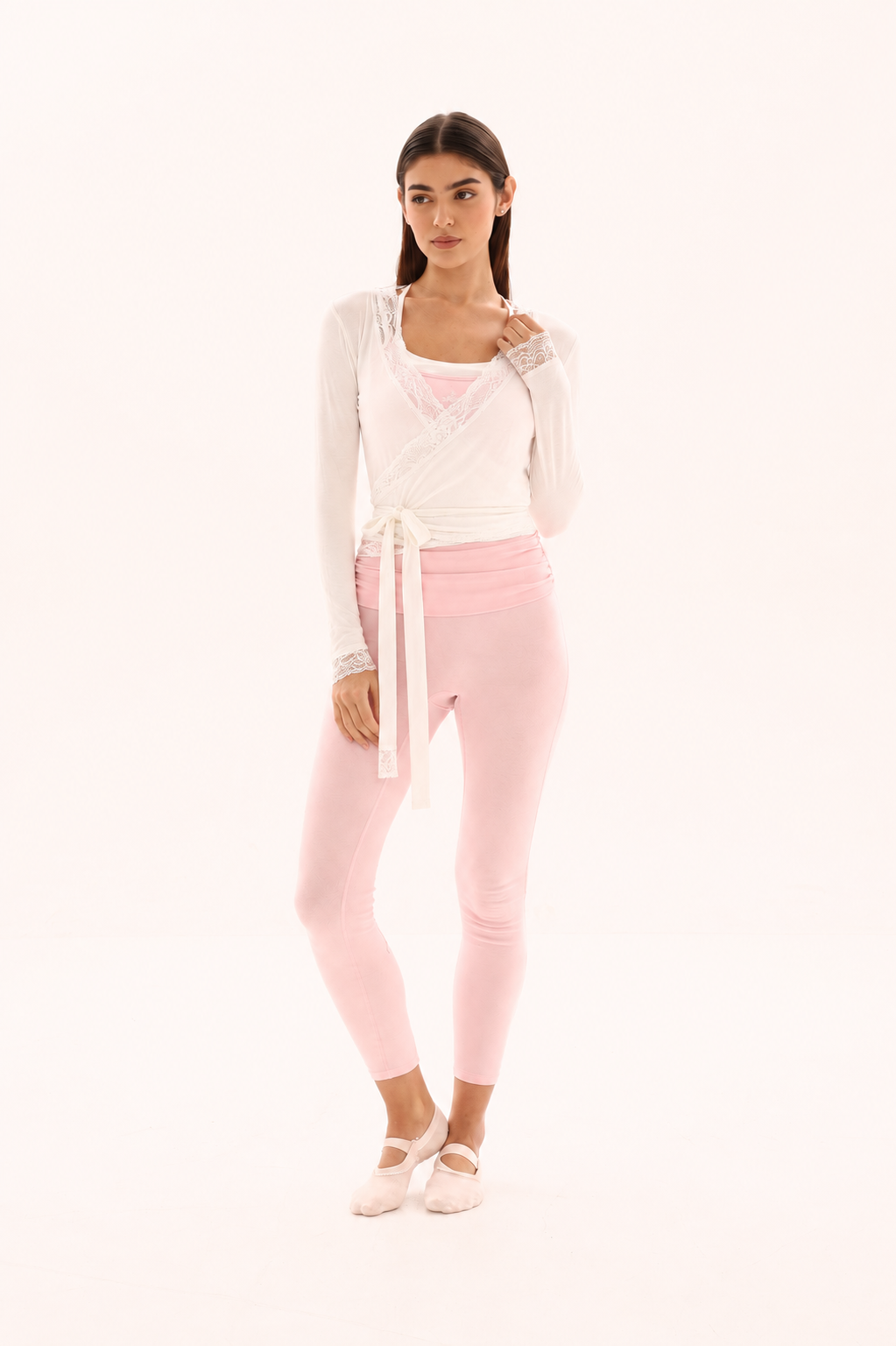 Swan wrap top