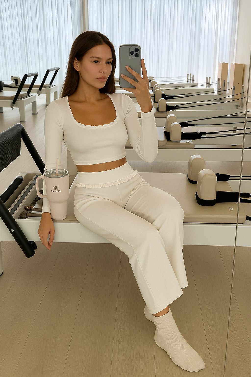 Bella-ti cream ruffles
