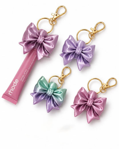 Keychain bow cap
