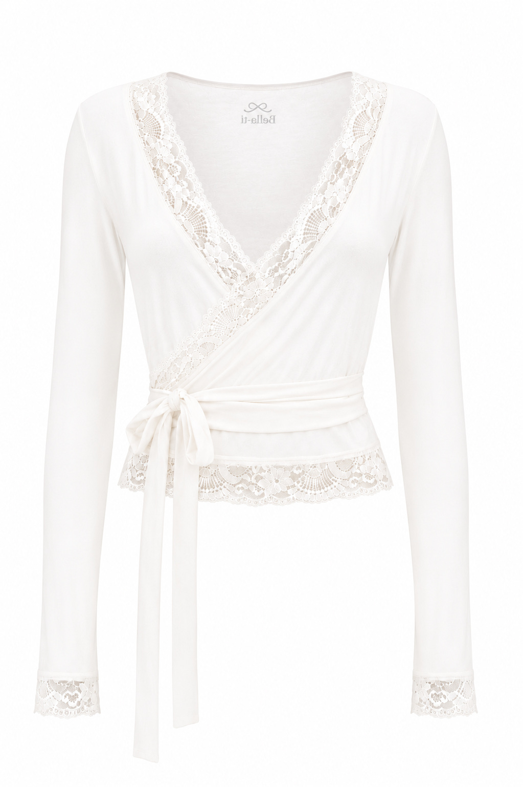 Swan wrap top
