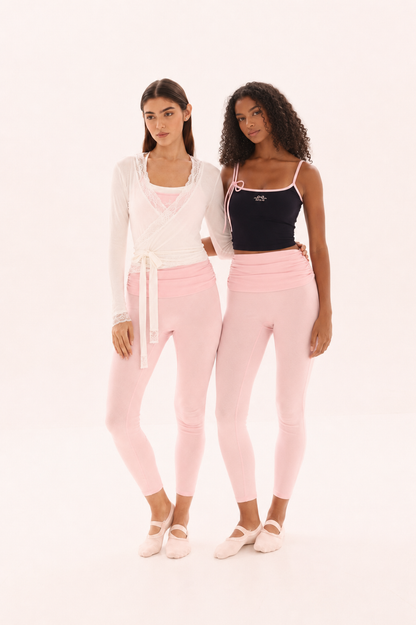 Swan wrap top