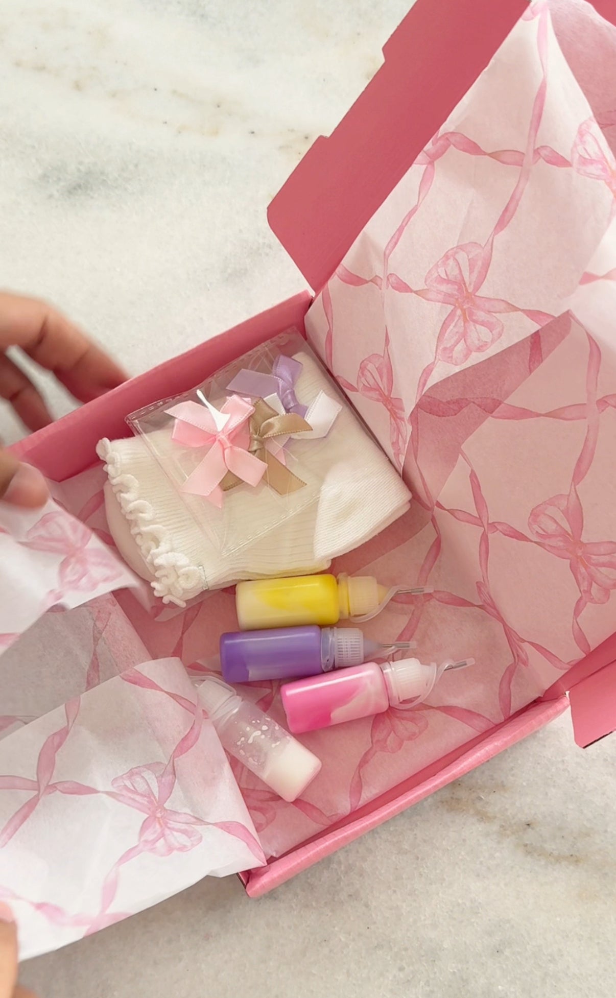 DIY pilates socks kit