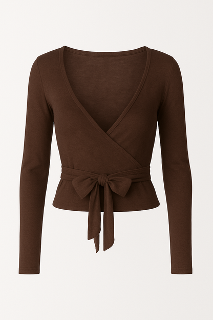 Wrap top espresso