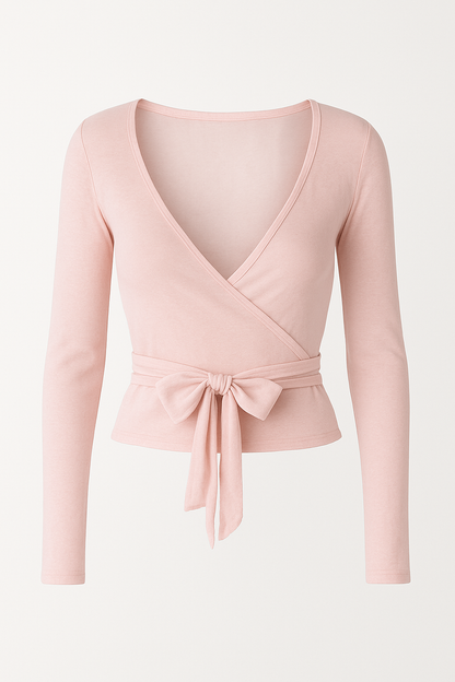 Wrap top pink