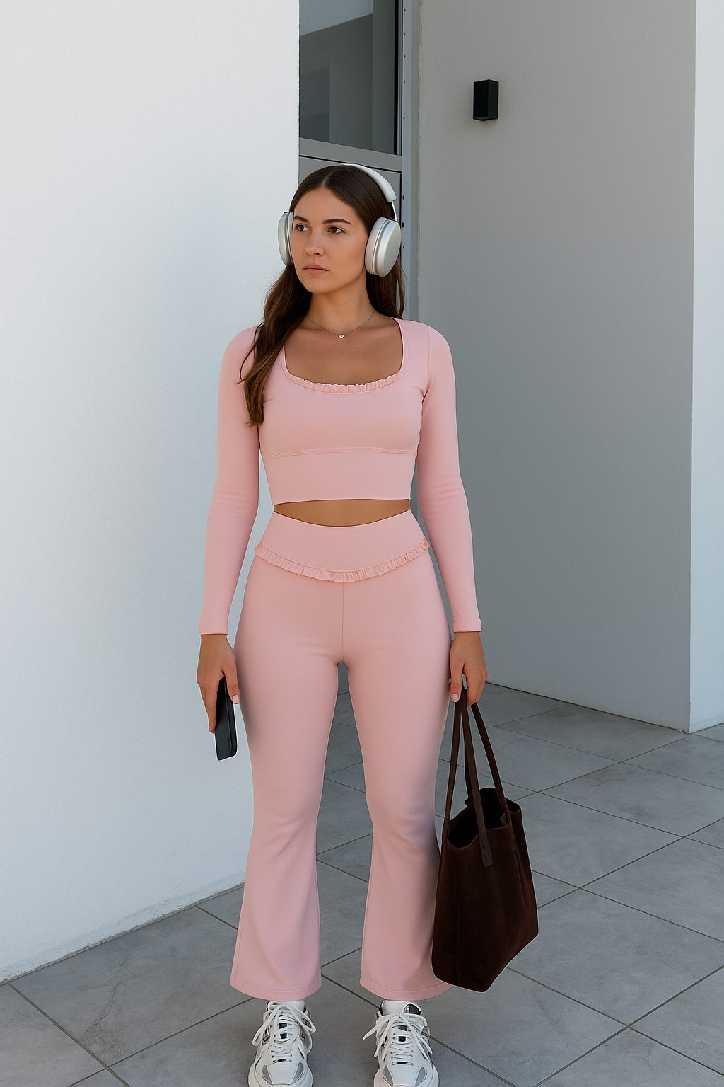 Bella-ti Pink ruffles